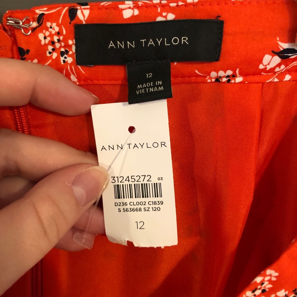 Orange/Red Midi Skirt - Picture 5 of 5